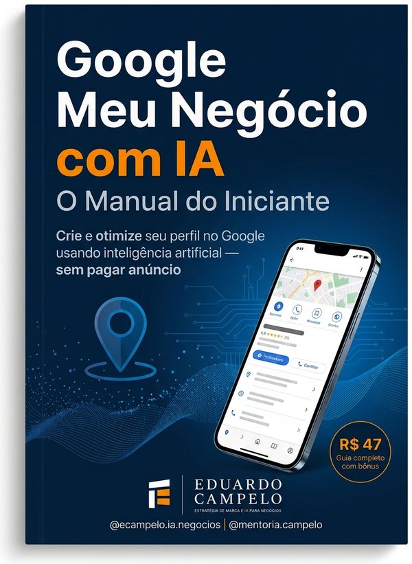 Capa do Manual do Iniciante Google Meu Negócio com IA